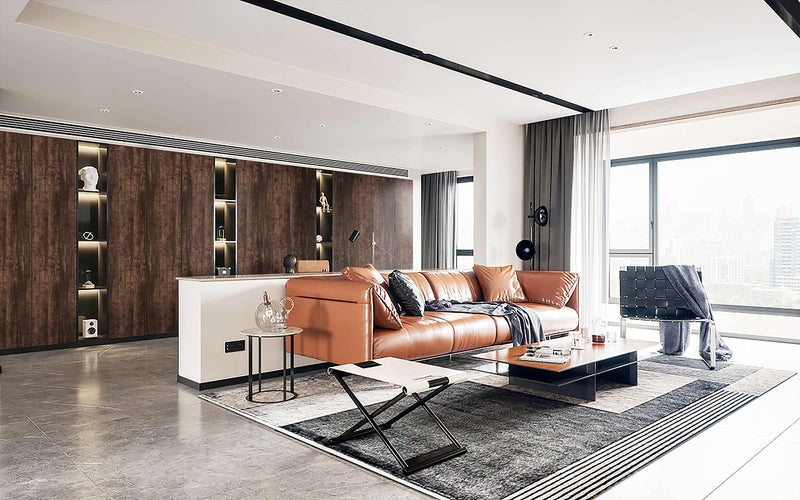 Dimoon 197''x17.7 Wood Wallpaper Brown Wood Paper Wood Plank Peel and Stick Wallpaper Removable Rustic Grain Self Adhesive Vintage Distressed Grain Cabinet Vinyl Roll - Image 5